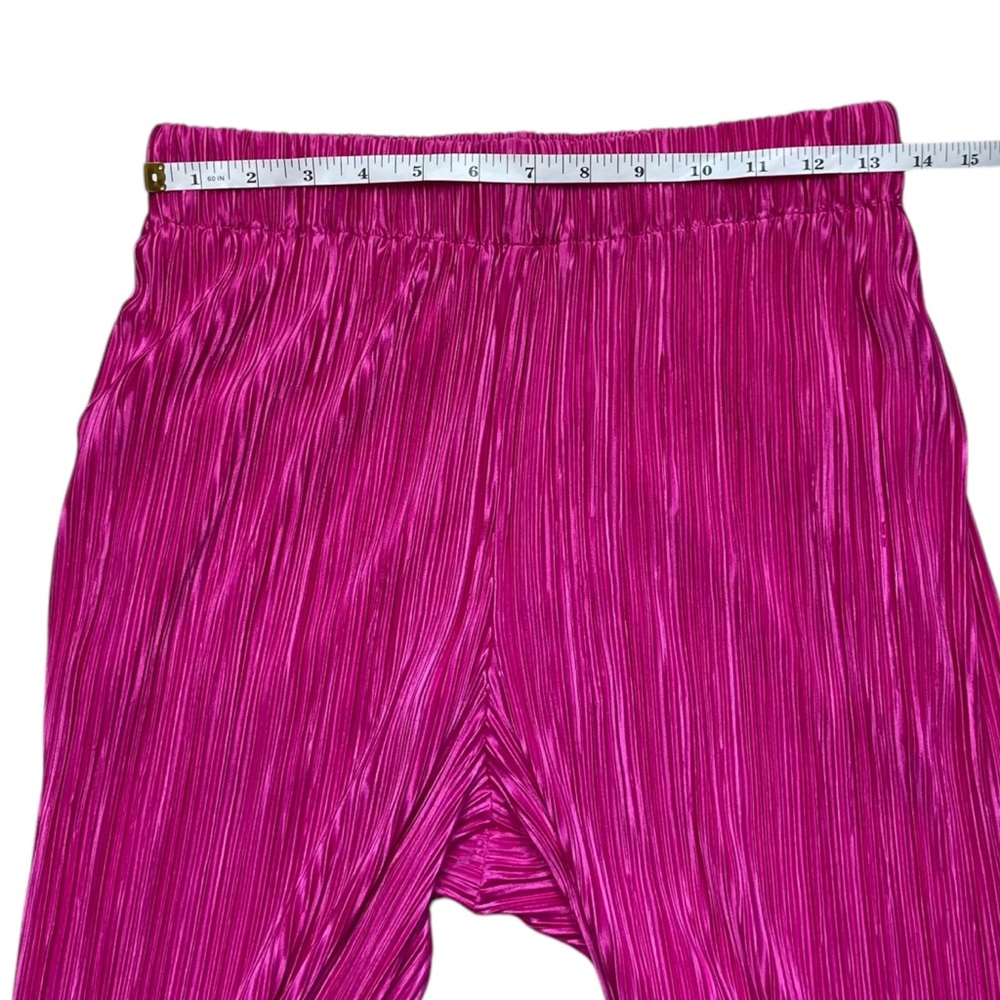 NWOT Altar’d State Plisse Pant Wide Leg Crinkle M - Picture 7 of 12